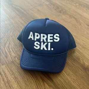 Apres Ski Navy Blue Trucker Hat